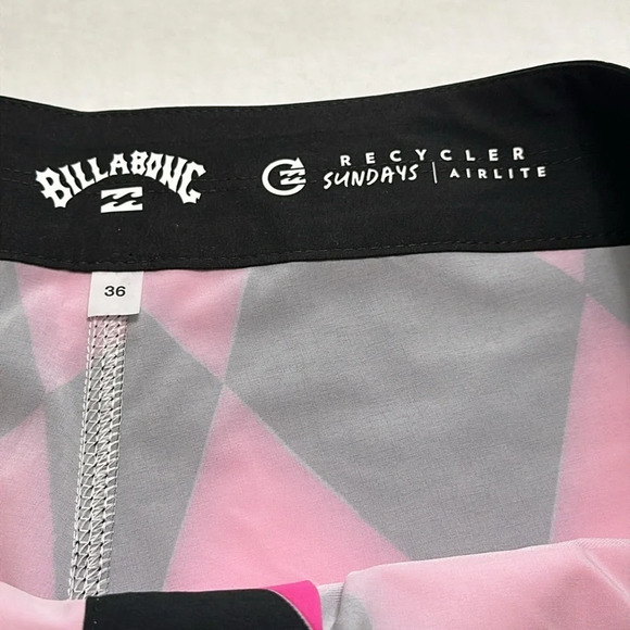 Billabong Sundays Airlite BoardShorts Neon Colors Size 36 NWT - Picture 6 of 11